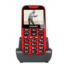 EVOLVEO EasyPhone XD, mobilní telefon pro seniory s nabíjecím stojánkem (červená barva) EVOLVEO EasyPhone XD, mobilní telefon pro seniory s nabíjecím stojánkem (červená barva)