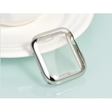 COTEetCI celoplošné ochranné termoplastové pouzdro pro Apple Watch 44 mm stříbrné