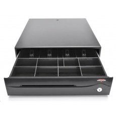 Virtuos pokladní zásuvka C420C, 9V-24V, s kabelem 24V, černá Virtuos pokladní zásuvka C420C, 9V-24V, s kabelem 24V, černá