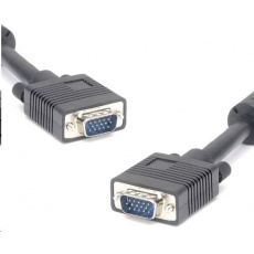 PREMIUMCORD Kabel VGA propojovací 20m (SVGA, HD15M/M, dvojité stínění, feritová jádra)