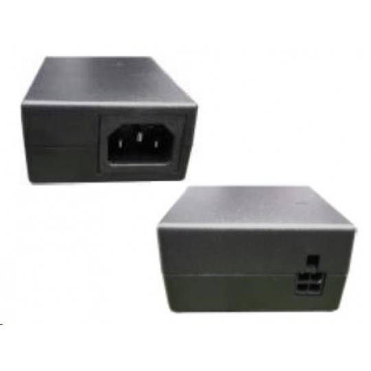 Zebra adapter AC Input: 100-240V, 2.4A. DC Output: 12V, 4.16A, 50W