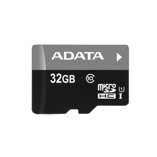 ADATA MicroSDHC karta 32GB UHS-I Class 10 + SD adaptér, Premier