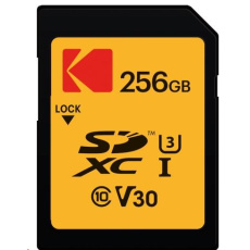 Kodak paměťová SD karta 256GB UHS-I U3 V30 Ultra