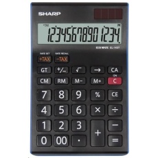 SHARP kalkulačka - EL-145TBL - černá
