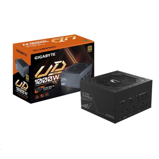 GIGABYTE zdroj UD1000GM PG5 Rev.2.0, 1000W, 80+ Gold, 120mm fan