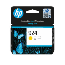 HP 924 Yellow Original Ink Cartridge (400 pages)