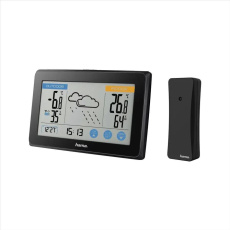 Hama Touch, meteostanice, černá Hama Touch, meteostanice, černá
