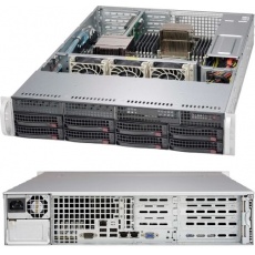 SUPERMICRO Server 2610Q Epyc 7262 (3.2G/8C/64M/3200) 1x16G 6PCI-E 8LFF/SFF 1x600W 2x1G iKVM NBD303 2U