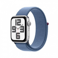 APPLE Watch SE GPS 44mm Silver Aluminium Case with Winter Blue Sport Loop APPLE Watch SE GPS 44mm Silver Aluminium Case with Winter Blue Sport Loop