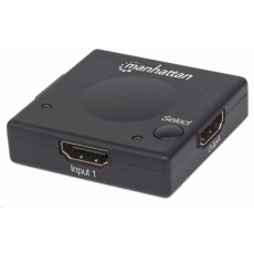 Manhattan HDMI přepínač, 2-Port HDMI Switch, 1080p, černá