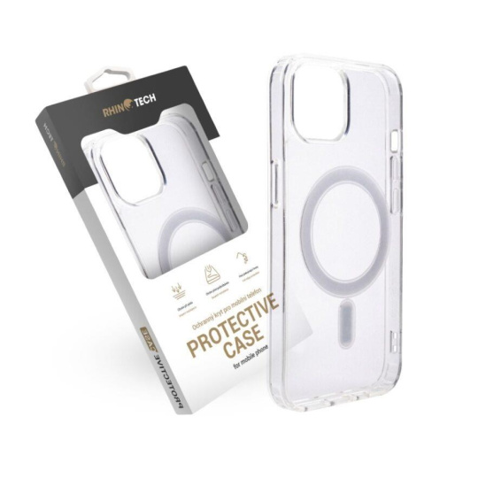 RhinoTech MAGcase Clear pro Apple iPhone 12 Mini, transparentní