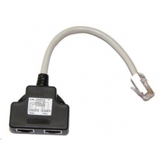 Adaptér rozdvojka RJ45, 1x8p8c/2x8p4c, PC-TEL Adaptér rozdvojka RJ45, 1x8p8c/2x8p4c, PC-TEL
