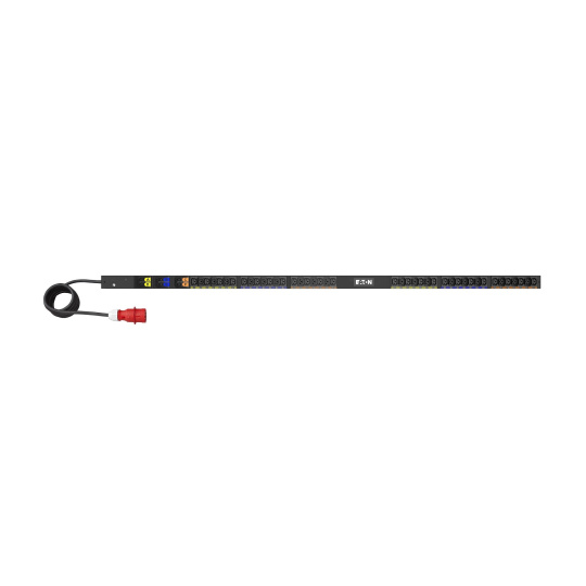 Eaton G4 Základní Rack PDU, 0U, 39U, vstup IEC-60309, 3m kabel, 3ph, 22kW, 32A, 415/240V, 42 zásuvek (24)C13, (18)C39