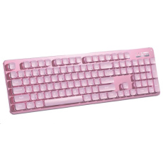 WG - Herní klávesnice podsvícena drátová / pink