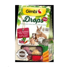 GIMBI DROPS GRAIN FREE pro hlodavce mix 50g GIMBI DROPS GRAIN FREE pro hlodavce mix 50g