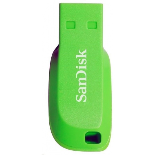 SanDisk Flash Disk 32GB Cruzer Blade, USB 2.0, zelená