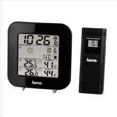 Hama meteostanice EWS-200, černá Hama meteostanice EWS-200, černá