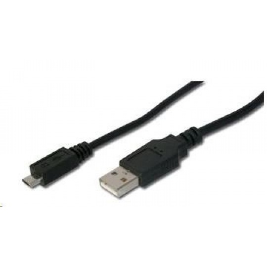 PREMIUMCORD Kabel USB 2.0 A - Micro B propojovací 5m (M/M)