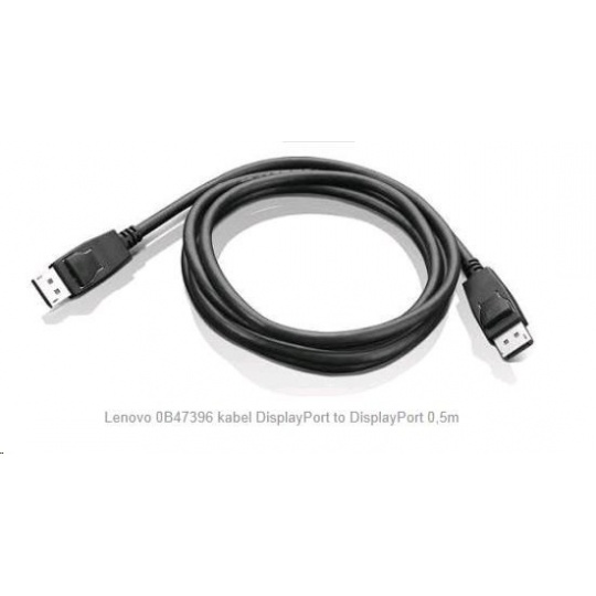 LENOVO adaptér DisplayPort to DisplayPort - přenos signálu přes DP na DP, 0.5metru