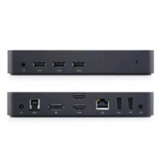 DELL USB 3.0 Ultra HD Triple Video Docking Station D3100 - Port replicator