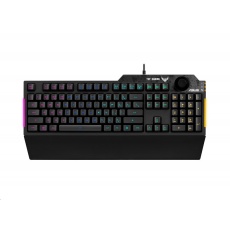 ASUS klávesnice TUF GAMING K1 (RA04), membránová, US, černá ASUS klávesnice TUF GAMING K1 (RA04), membránová, US, černá