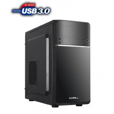 1stCOOL skříň STEP 1, micro ATX, AU, 1x USB 3.0 + 1x USB 2.0, bez zdroje, Black 1stCOOL skříň STEP 1, micro ATX, AU, 1x USB 3.0 + 1x USB 2.0, bez zdroje, Black
