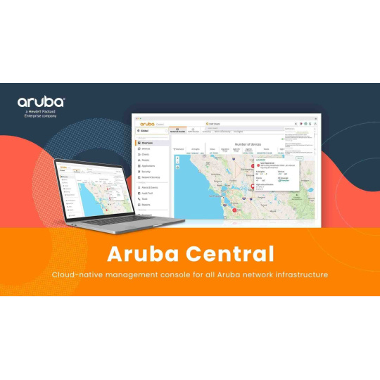 Aruba Central On-Premises 64xx or 54xx Switch Foundation 3 year Subscription E-STU