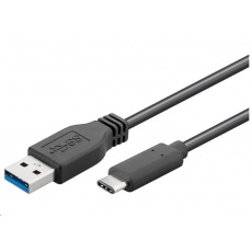 PremiumCord Kabel USB 3.1 konektor C/male - USB 3.0 A/male, černý, 2m PremiumCord Kabel USB 3.1 konektor C/male - USB 3.0 A/male, černý, 2m