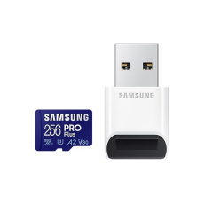 Samsung micro SDXC karta 256GB PRO Plus + USB adaptér