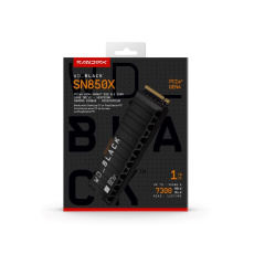 WD BLACK SSD NVMe 1TB PCIe SN850X Powered by SanDisk, Gen4, (R:7300, W:6300MB/s), Chladič