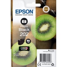 EPSON ink čer Singlepack "Kiwi" Photo Black 202 Claria Premium Ink 4,1 ml EPSON ink čer Singlepack "Kiwi" Photo Black 202 Claria Premium Ink 4,1 ml