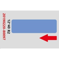 Niimbot štítky RP 12x40mm 155ks Blue pro D11 a D110 Niimbot štítky RP 12x40mm 155ks Blue pro D11 a D110