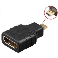 PREMIUMCORD Adapter HDMI Typ A samice - micro HDMI Typ D samec PREMIUMCORD Adapter HDMI Typ A samice - micro HDMI Typ D samec