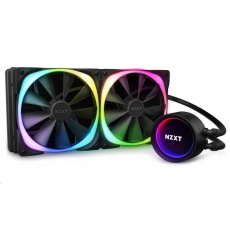 NZXT vodní chladič Kraken X63 RGB / 2x 140mm fan / LGA 2066/2011(-3)/1366/1156/1155/1151/1150/AM4