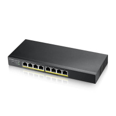 Zyxel GS1915-8EP 8-port Gigabit Web Smart PoE switch, 8x gigabit RJ45, fanless, 60W PoE budget Zyxel GS1915-8EP 8-port Gigabit Web Smart PoE switch, 8x gigabit RJ45, fanless, 60W PoE budget