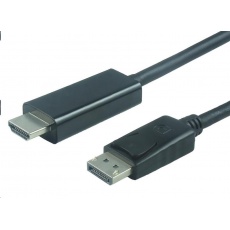 PREMIUMCORD Kabel DisplayPort 1.2 na HDMI 2.0, pro rozlišení 4Kx2K@60Hz, 3m PREMIUMCORD Kabel DisplayPort 1.2 na HDMI 2.0, pro rozlišení 4Kx2K@60Hz, 3m