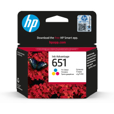 HP 651 Tri-color Original Ink Advantage Cartridge, C2P11AE (300 pages) HP 651 Tri-color Original Ink Advantage Cartridge, C2P11AE (300 pages)