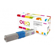 OWA Armor toner pro OKI C511, C531, MC 562, 5000 Stran, 44469723, červená/magenta OWA Armor toner pro OKI C511, C531, MC 562, 5000 Stran, 44469723, červená/magenta