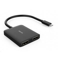 PREMIUMCORD MST Adaptér USB3.1 typ-C - 2x HDMI, rozšíření+zrcadlení+2 obrazy, 4K*2K@30Hz PREMIUMCORD MST Adaptér USB3.1 typ-C - 2x HDMI, rozšíření+zrcadlení+2 obrazy, 4K*2K@30Hz