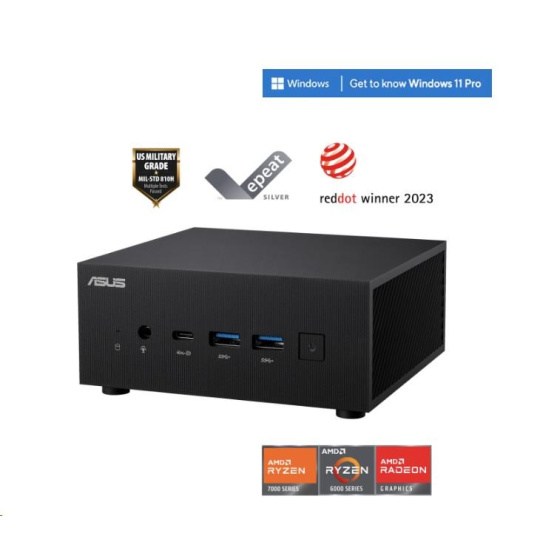 ASUS PC PN53-BBR777HD AMD R7-7735HS /bez ram a hdd/ 2*M.2 Slot+ 1* 2.5" Slot INTEL Wi-Fi 6E + BT5.2(2*2) VESA ASUS PC PN53-BBR777HD AMD R7-7735HS /bez ram a hdd/ 2*M.2 Slot+ 1* 2.5" Slot INTEL Wi-Fi 6E + BT5.2(2*2) VESA
