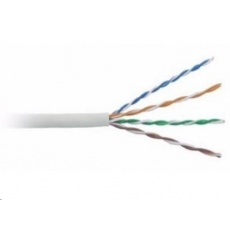 UTP kabel LYNX, Cat5E, drát, PVC, Dca, šedý, 305m UTP kabel LYNX, Cat5E, drát, PVC, Dca, šedý, 305m