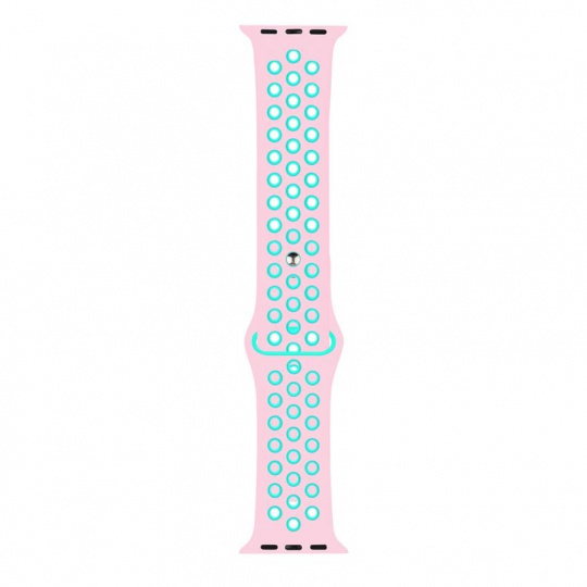 RhinoTech sportovní řemínek pro Apple Watch 42 / 44mm Růžovo-zelená RhinoTech sportovní řemínek pro Apple Watch 42 / 44mm Růžovo-zelená