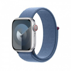 APPLE Watch Series 9 GPS + Cellular 45mm Silver Aluminium Case with Winter Blue Sport Loop APPLE Watch Series 9 GPS + Cellular 45mm Silver Aluminium Case with Winter Blue Sport Loop