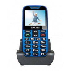 EVOLVEO EasyPhone XD, mobilní telefon pro seniory s nabíjecím stojánkem (modrá barva) EVOLVEO EasyPhone XD, mobilní telefon pro seniory s nabíjecím stojánkem (modrá barva)