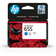 HP 655 Cyan Ink Cart, CZ110AE (600 pages) HP 655 Cyan Ink Cart, CZ110AE (600 pages)