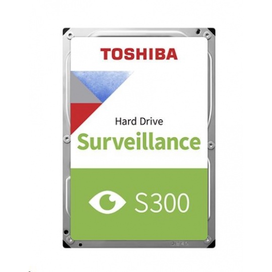 TOSHIBA HDD S300 Surveillance (CMR) 4TB, SATA III, 7200 rpm, 128MB cache, 3,5", BULK