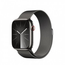 APPLE Watch Series 9 GPS + Cellular 41mm Graphite Stainless Steel Case with Graphite Milanese Loop APPLE Watch Series 9 GPS + Cellular 41mm Graphite Stainless Steel Case with Graphite Milanese Loop