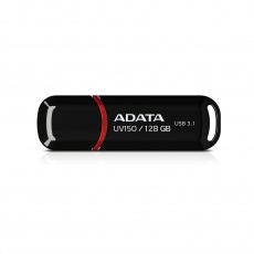 ADATA Flash Disk 128GB UV150, USB 3.1 Dash Drive (R:90/W:20 MB/s) černá