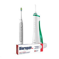 Dr. Mayer moderní set pro kompletní dentální hygienu - kartáček GTS2066 + sprcha WT3500  + zubní pasta Biorepair