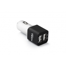 LAMAX Tech USB Car Charger 3.4A - USB nabíječka do auta (2x USB) - černá/bílá